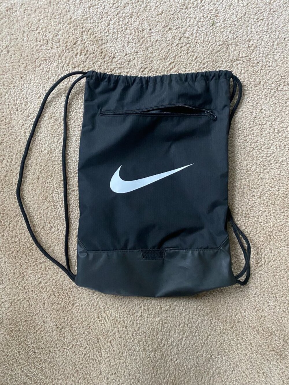 Nike Drawstring Backpack (Black)